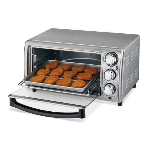 Hamilton Beach® Toaster Oven Stainless Steel & Reviews Wayfair